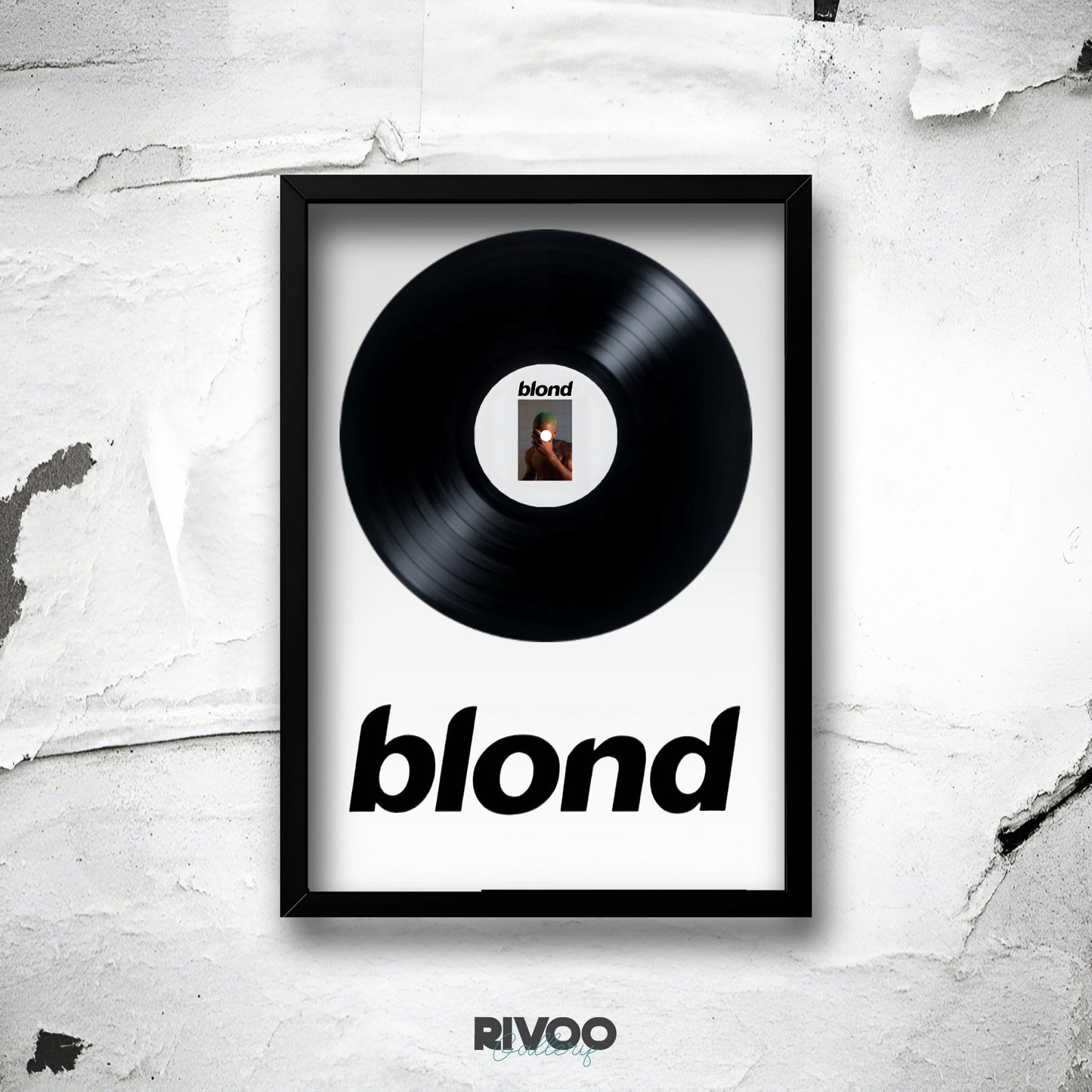 Blond framed vinyl