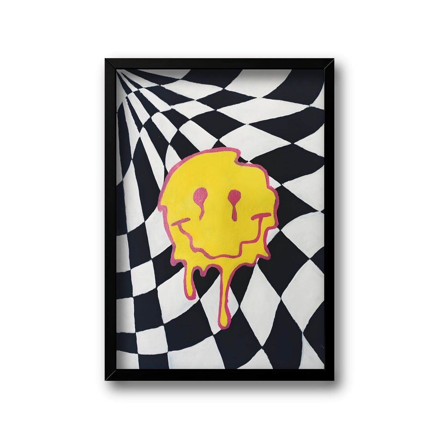 Retro smiley check collection set