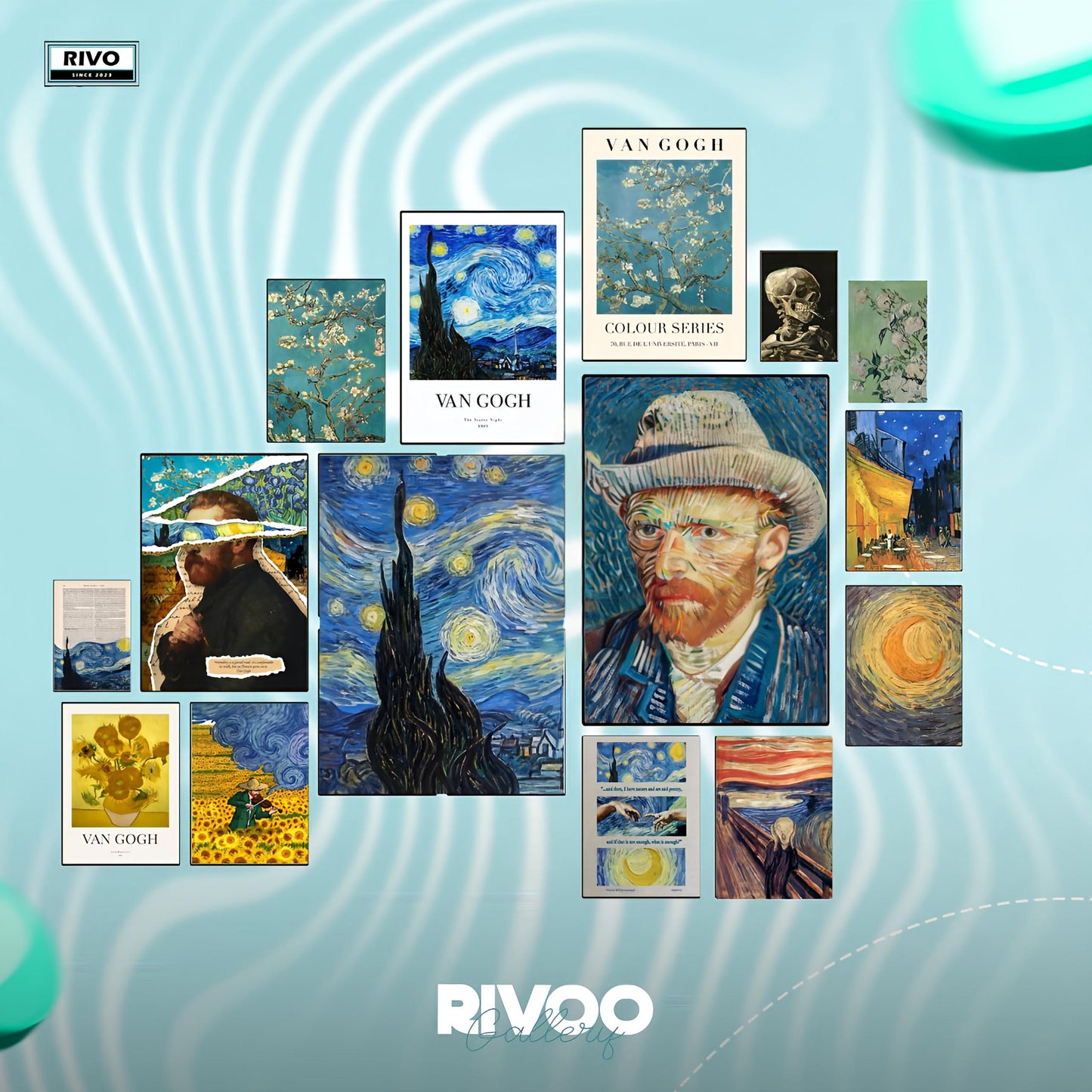 Van gogh posters set