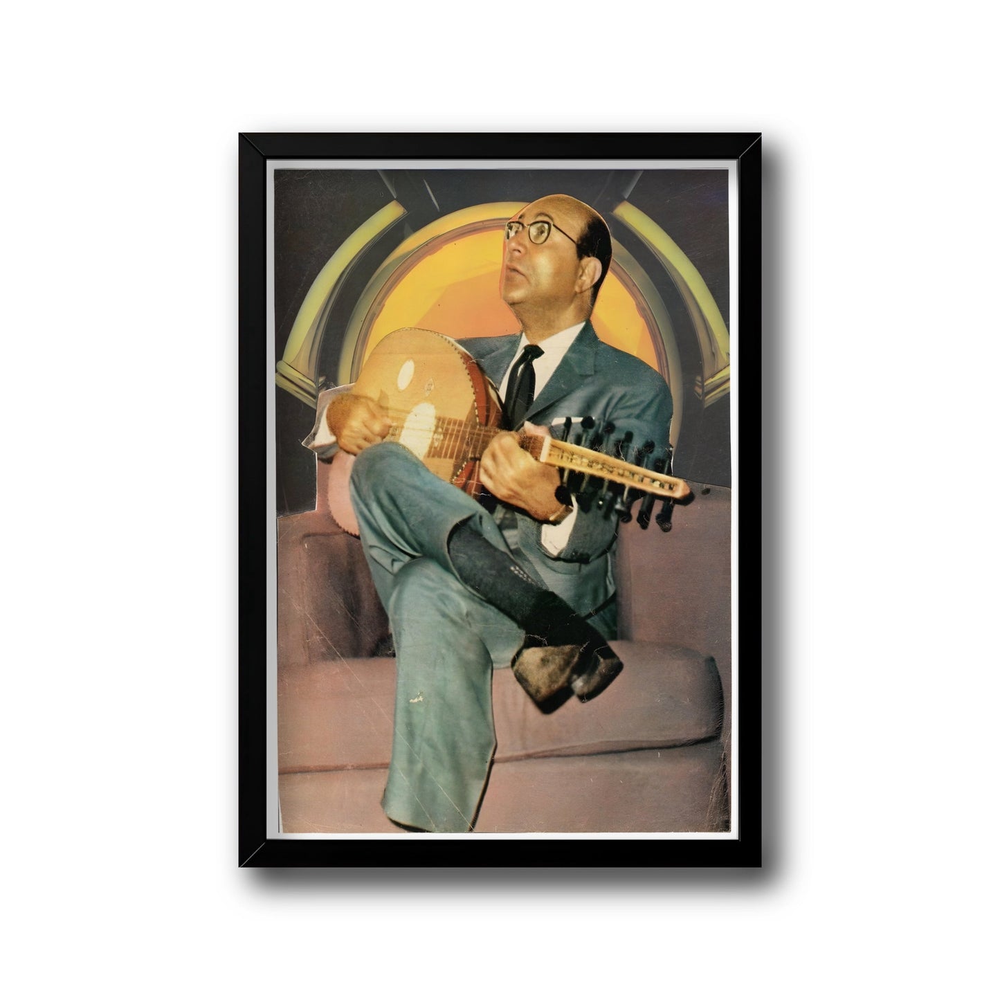 abd elwahabframe - Distinctive artistic frame for composer Mohamed Abdel Wahab