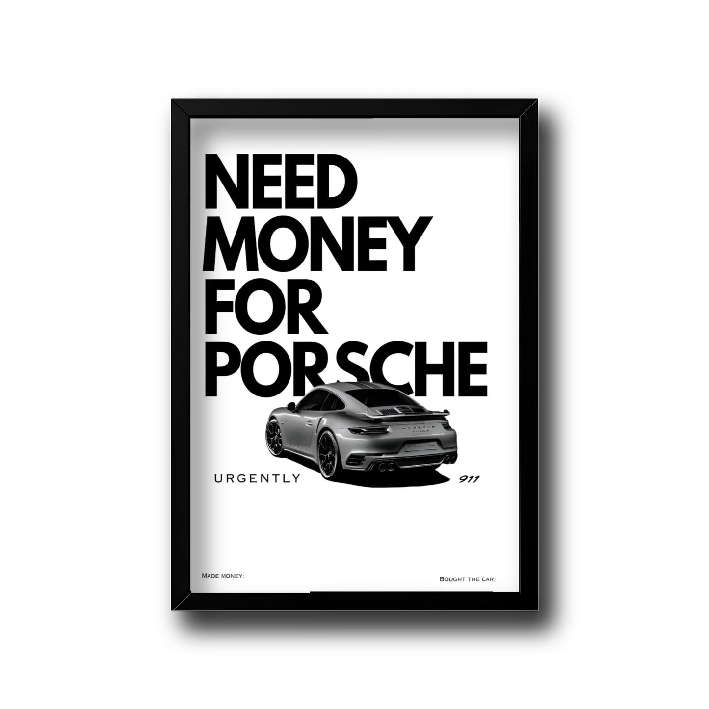 Need money for Porsche frame