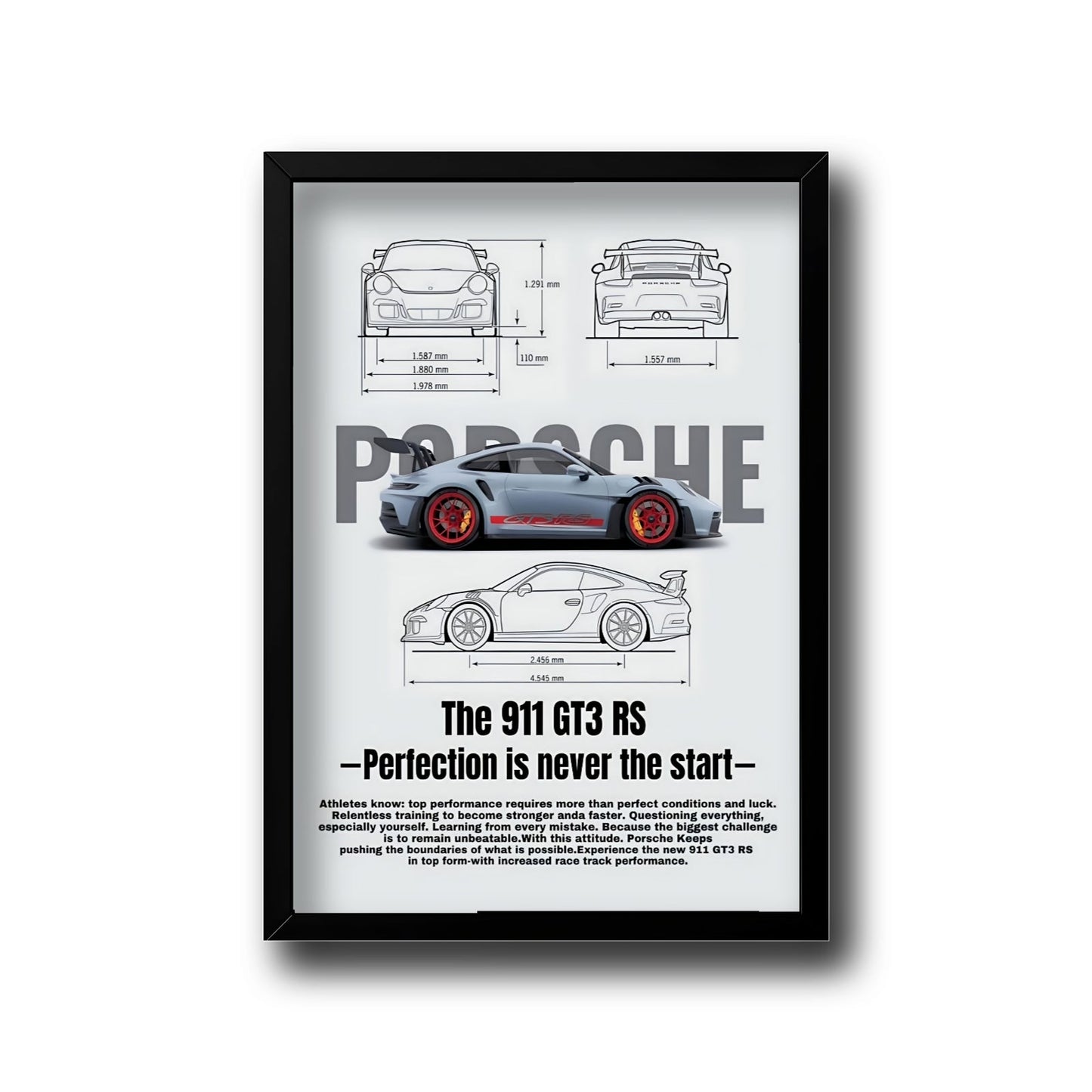 The 911 GT3 RS framee