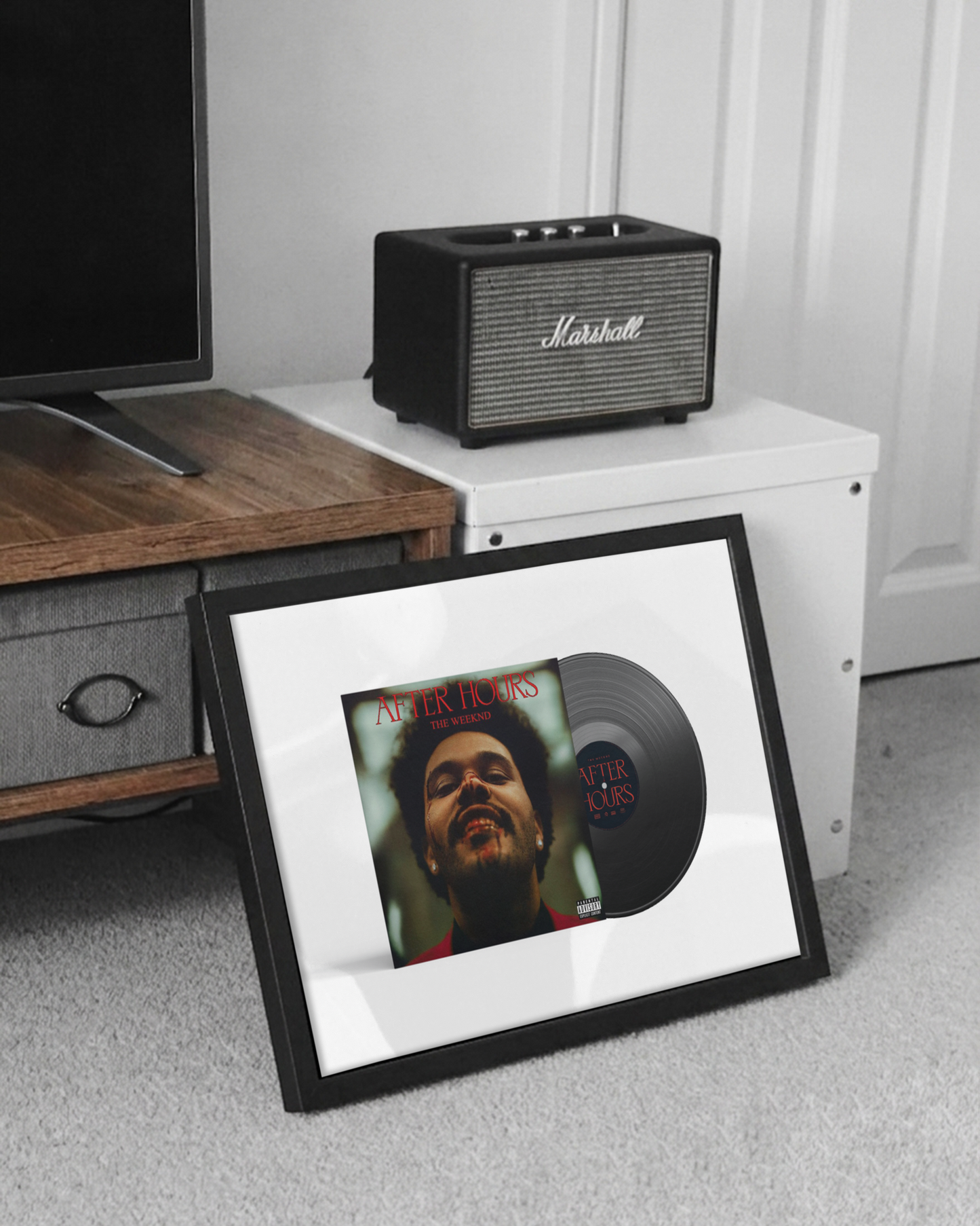 the weekend framed vinyl