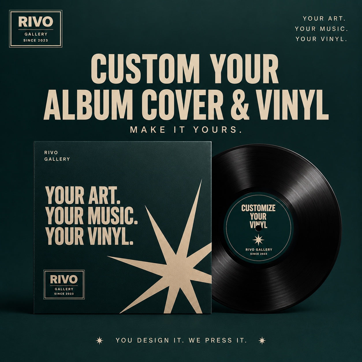 Custom Album Package - Custom Vinyl and Album Cover