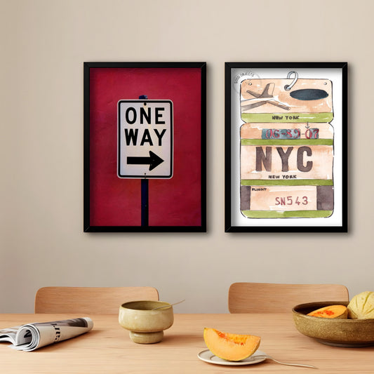 One way ticket to NYC !! Collection set