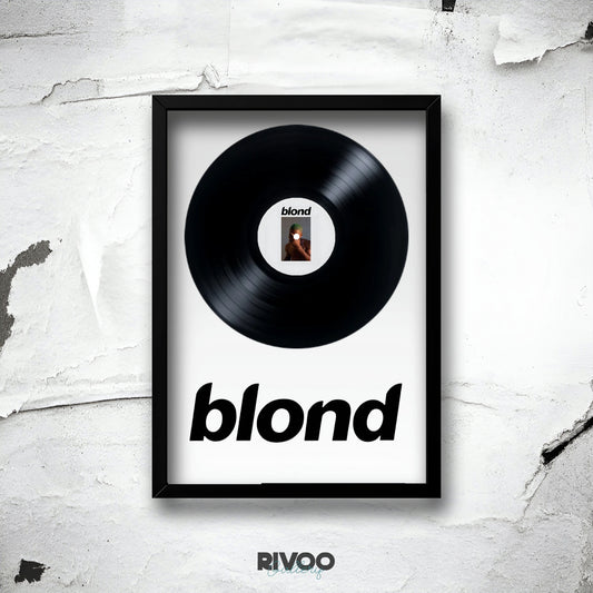 Blond framed vinyl