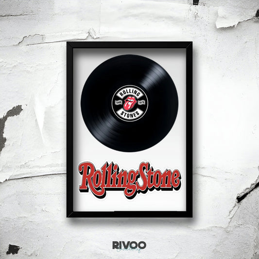 Rolling stones framed vinyl