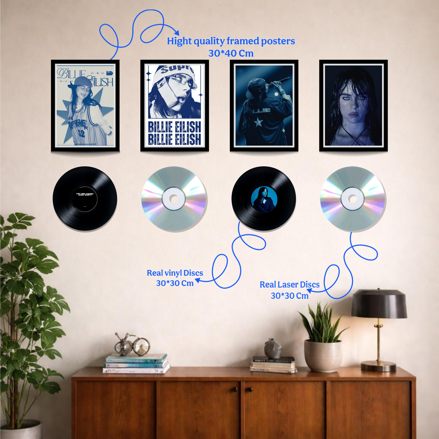Billie eillish wall art bundle