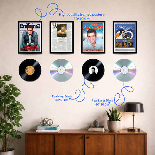Amr diab wall art bundle