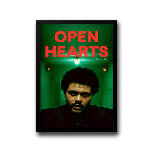 Open hearts frame