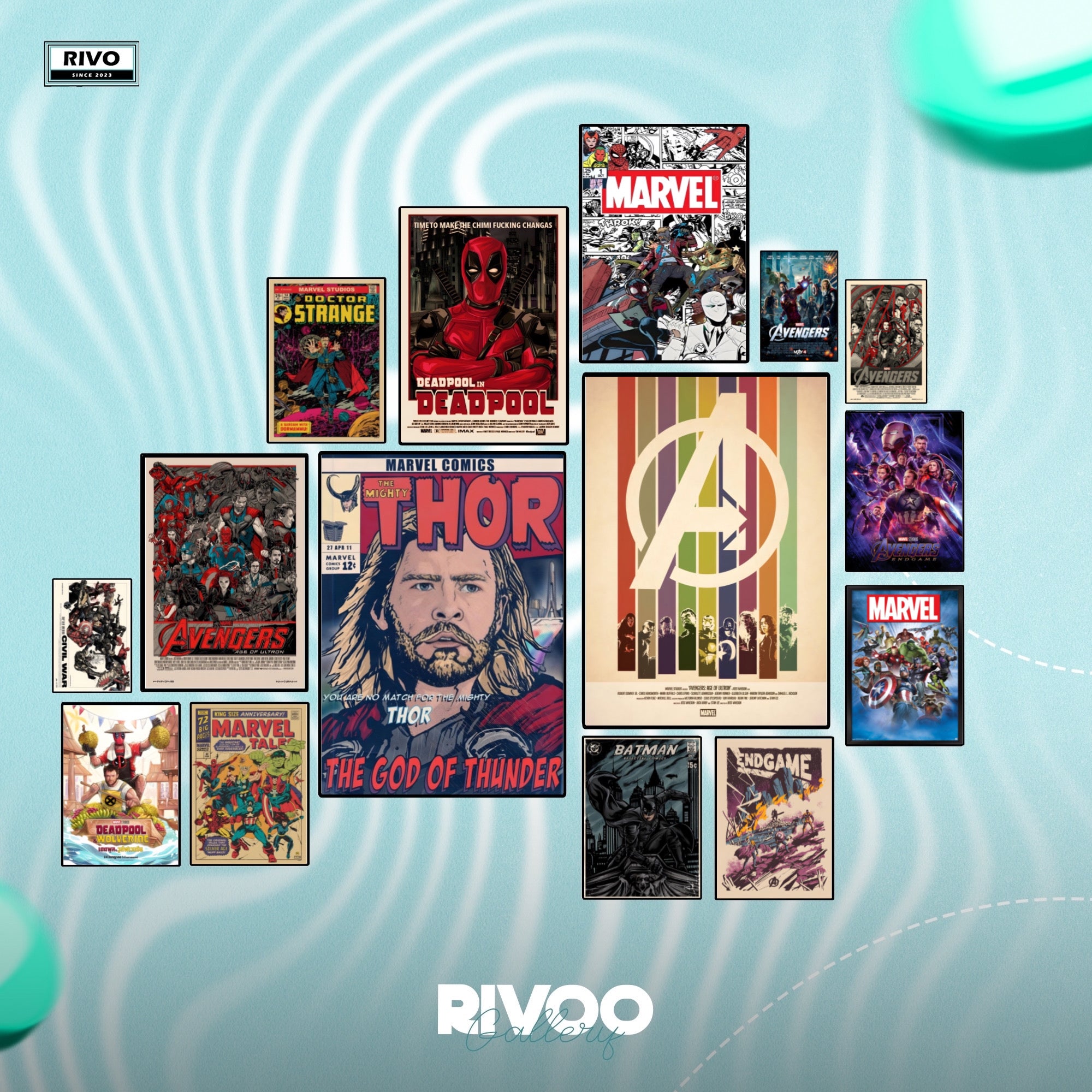 Avengers posters set – Rivo Gallery