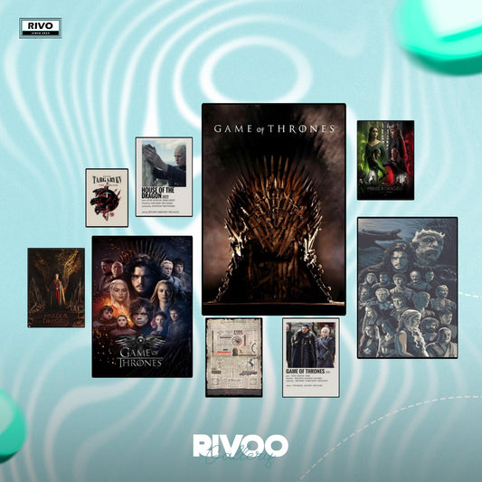Got and house of dragons posters set 1
