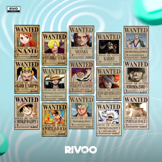 Wanted posters set