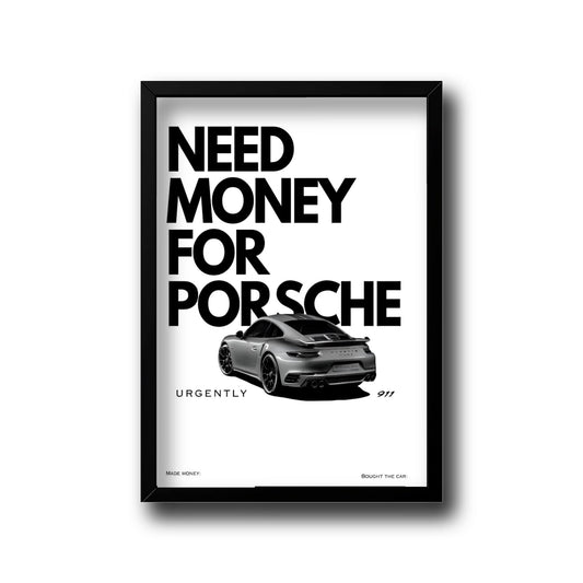 Need money for Porsche frame