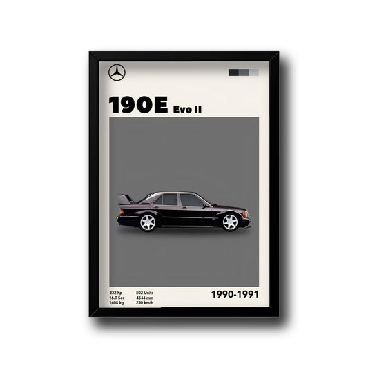 Mercedes 190 E evo II frame