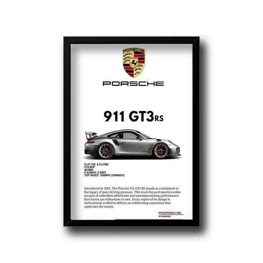 The 911 GT3 RS frame