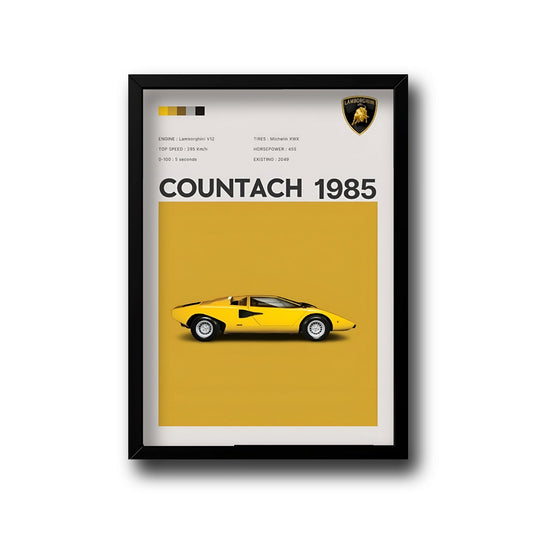Lamborghini Countach 1985 frame