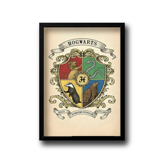 Hogwarts houses frame