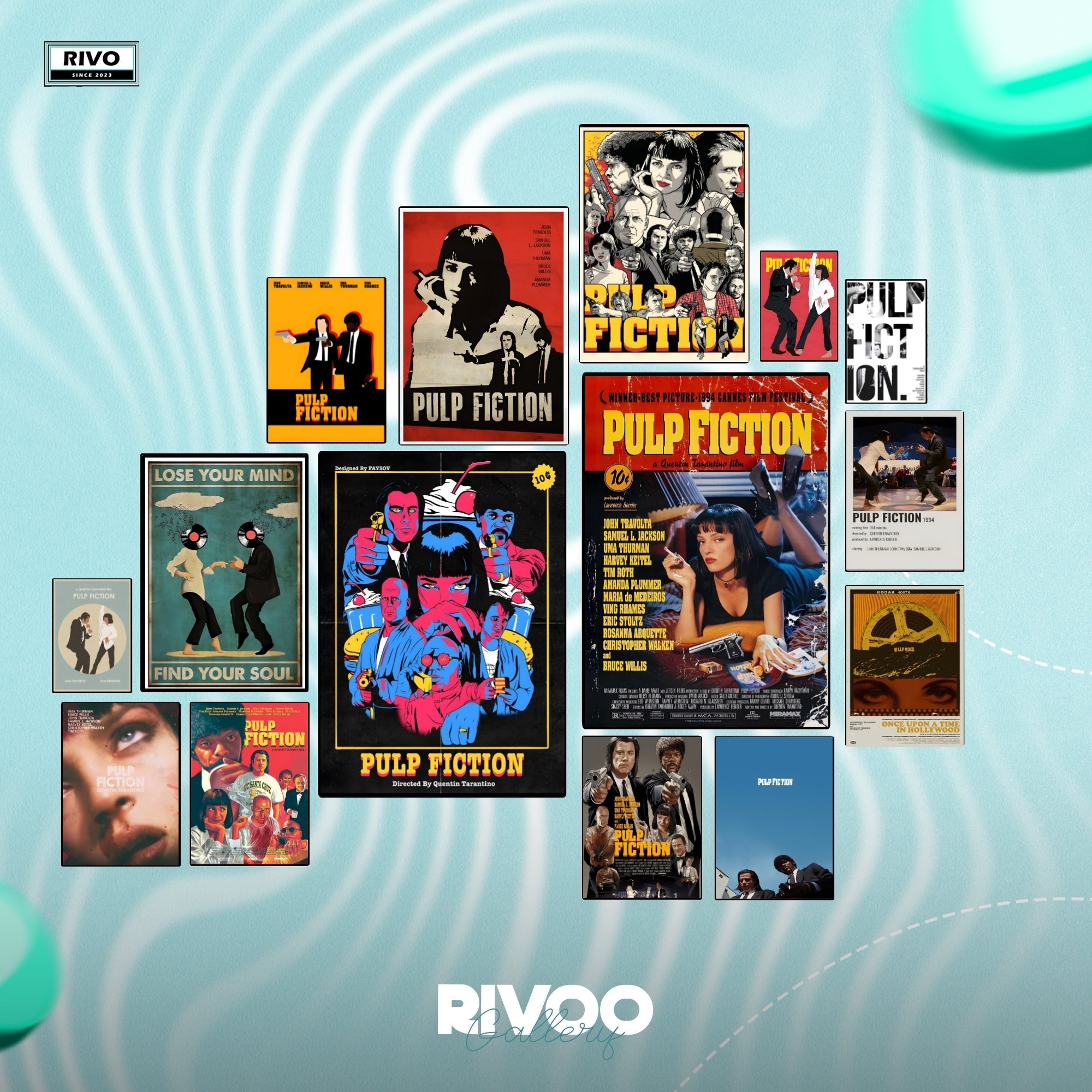 Pulp fiction posters set – Rivo Gallery