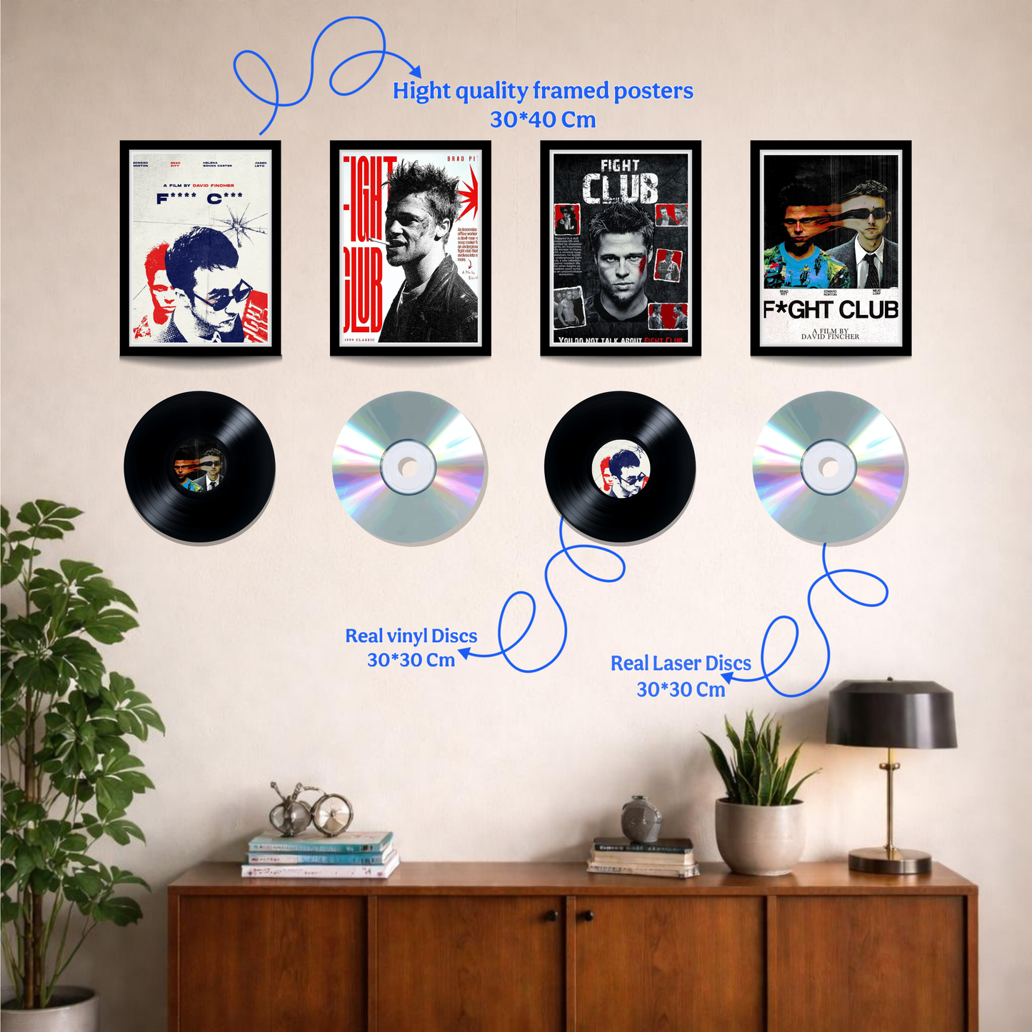 Fight club wall art bundle