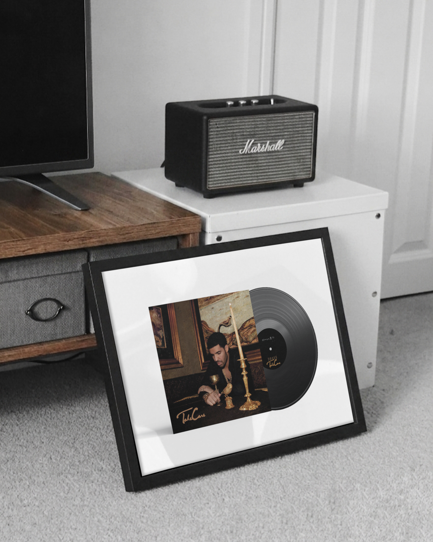 Drake framed vinyl