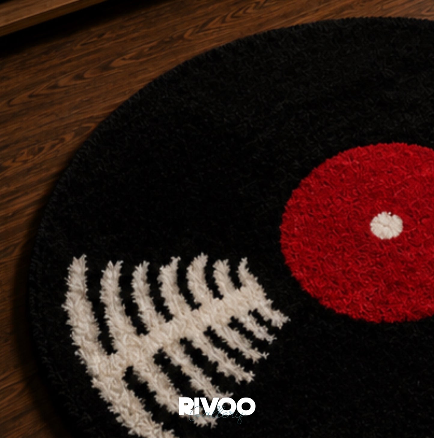 Red Vinyl Rug