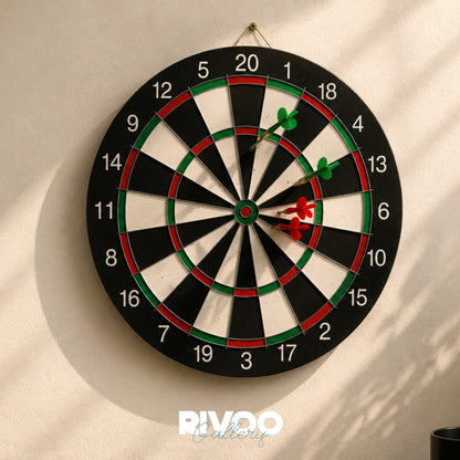 The Dart Board 42 CM with six darts